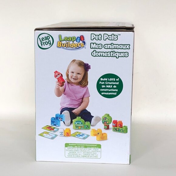 Leapfrog Leap Builders Blocks Pet Pals 27 Pieces For Age 2+ New in Box - Picture 15 of 16